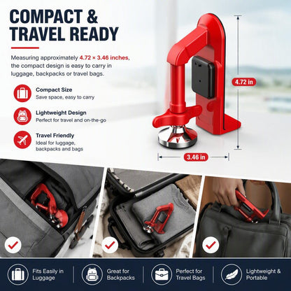 Travel Door Blocking Alarm