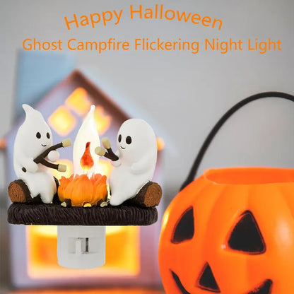 👻Ghost-shaped plug-in night light ornament