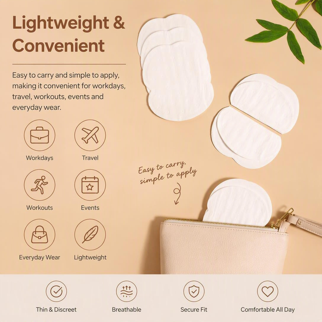 Invisible Disposable Underarm Sweat Pads（10Pcs）
