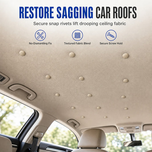 🚗 Car Headliner Repair Buttons – Quick Fix for Sagging Roof Fabric