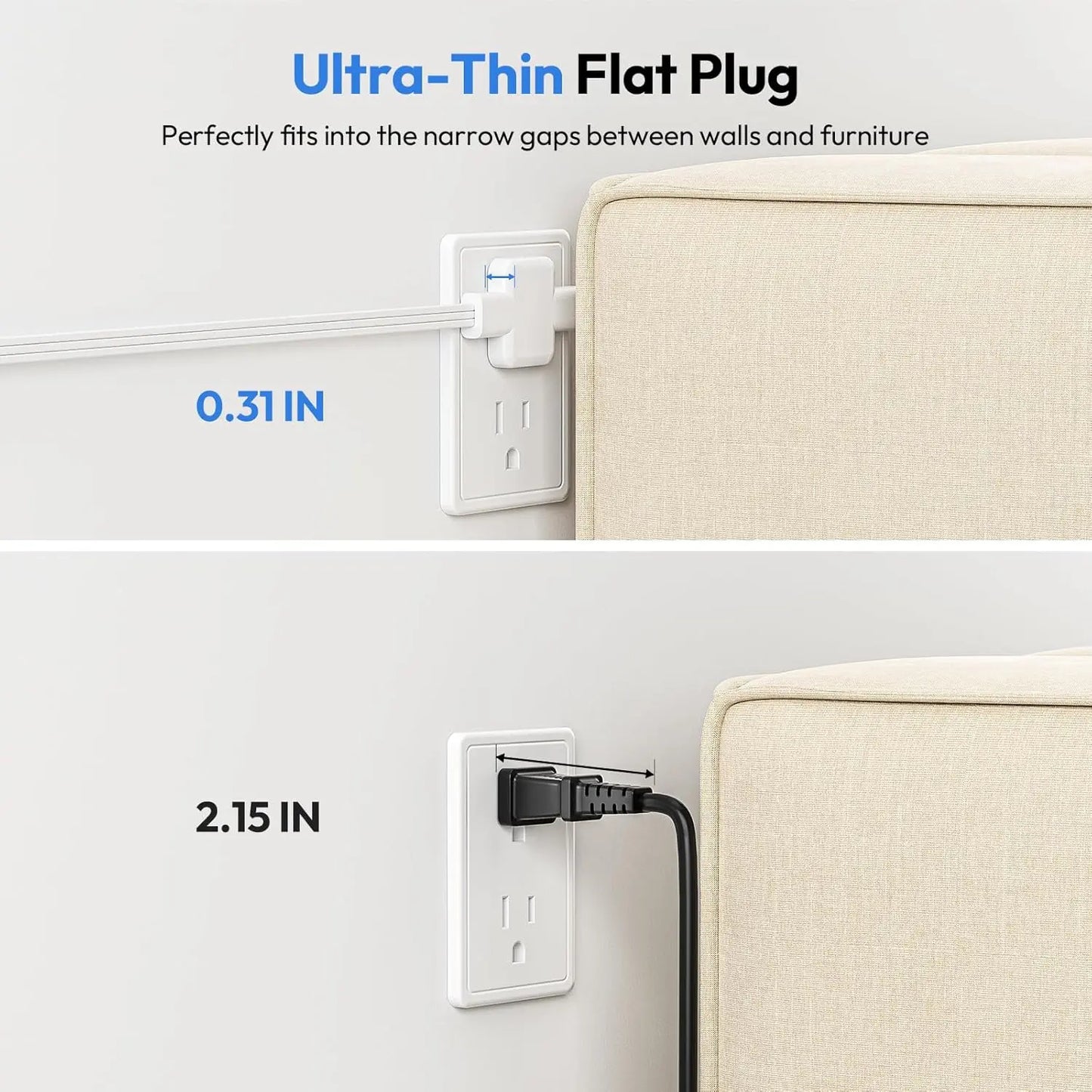 Twin Extension Cord Splitter