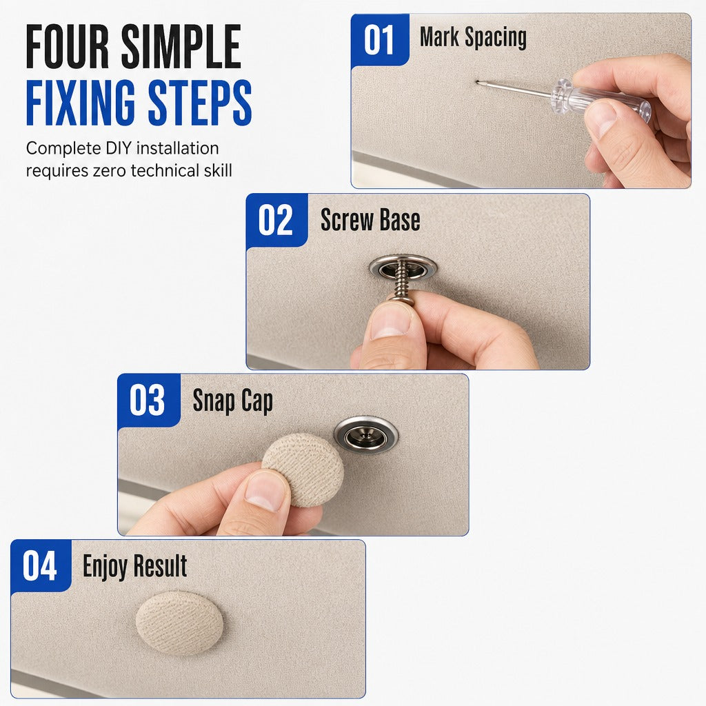🚗 Car Headliner Repair Buttons – Quick Fix for Sagging Roof Fabric