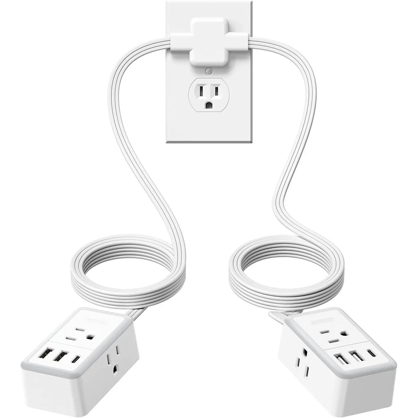 Twin Extension Cord Splitter