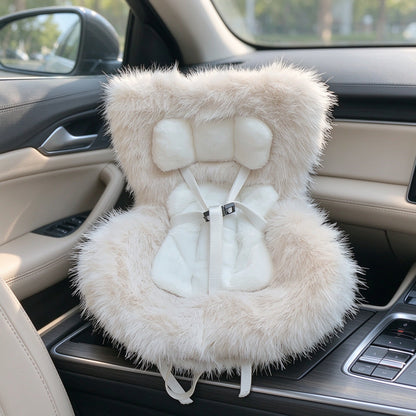 🐶Car Seat for Dolls with Soft Furry Cushion