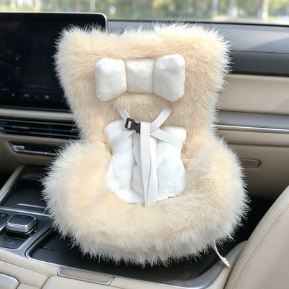 🐶Car Seat for Dolls with Soft Furry Cushion