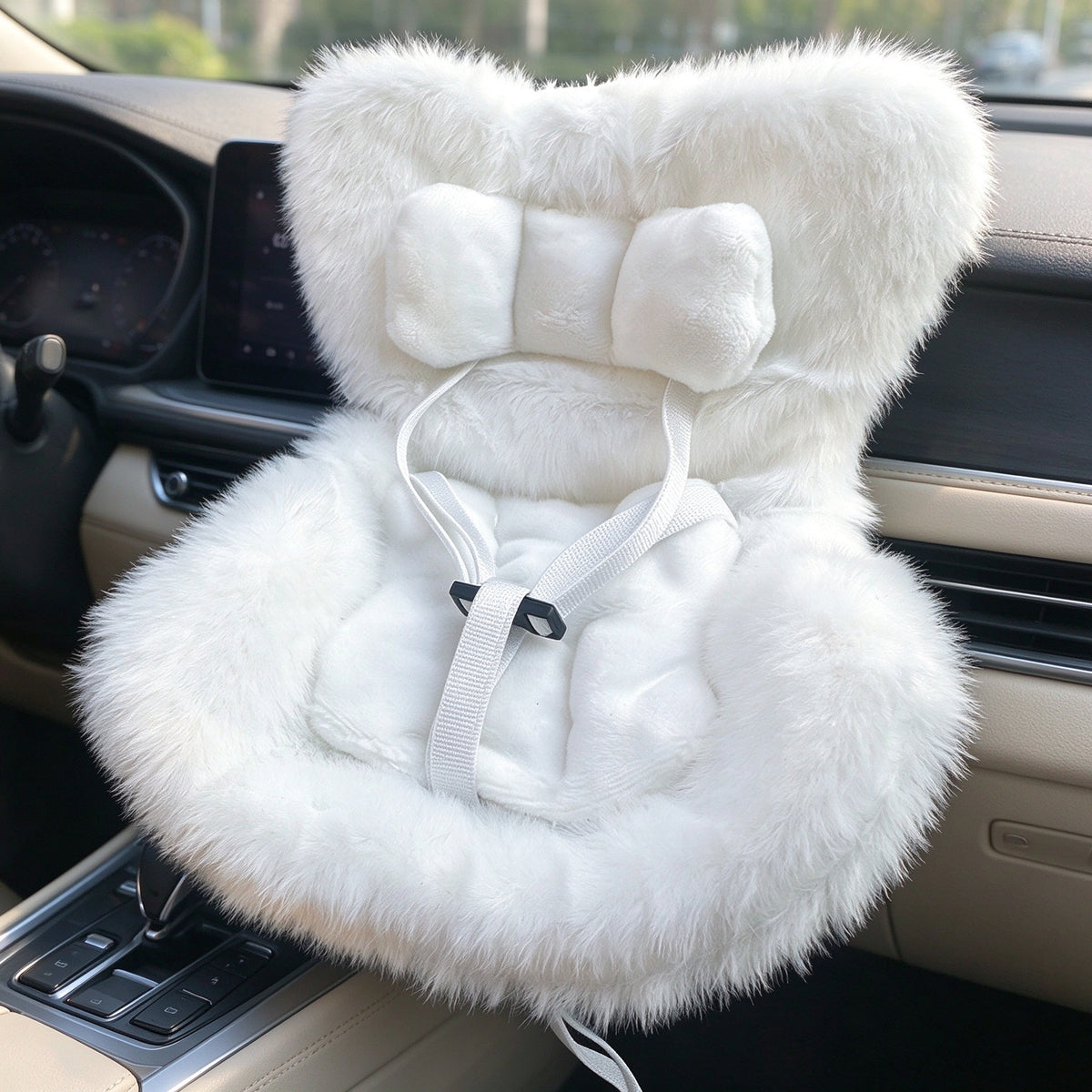 🐶Car Seat for Dolls with Soft Furry Cushion