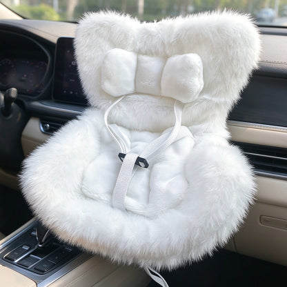 🐶Car Seat for Dolls with Soft Furry Cushion