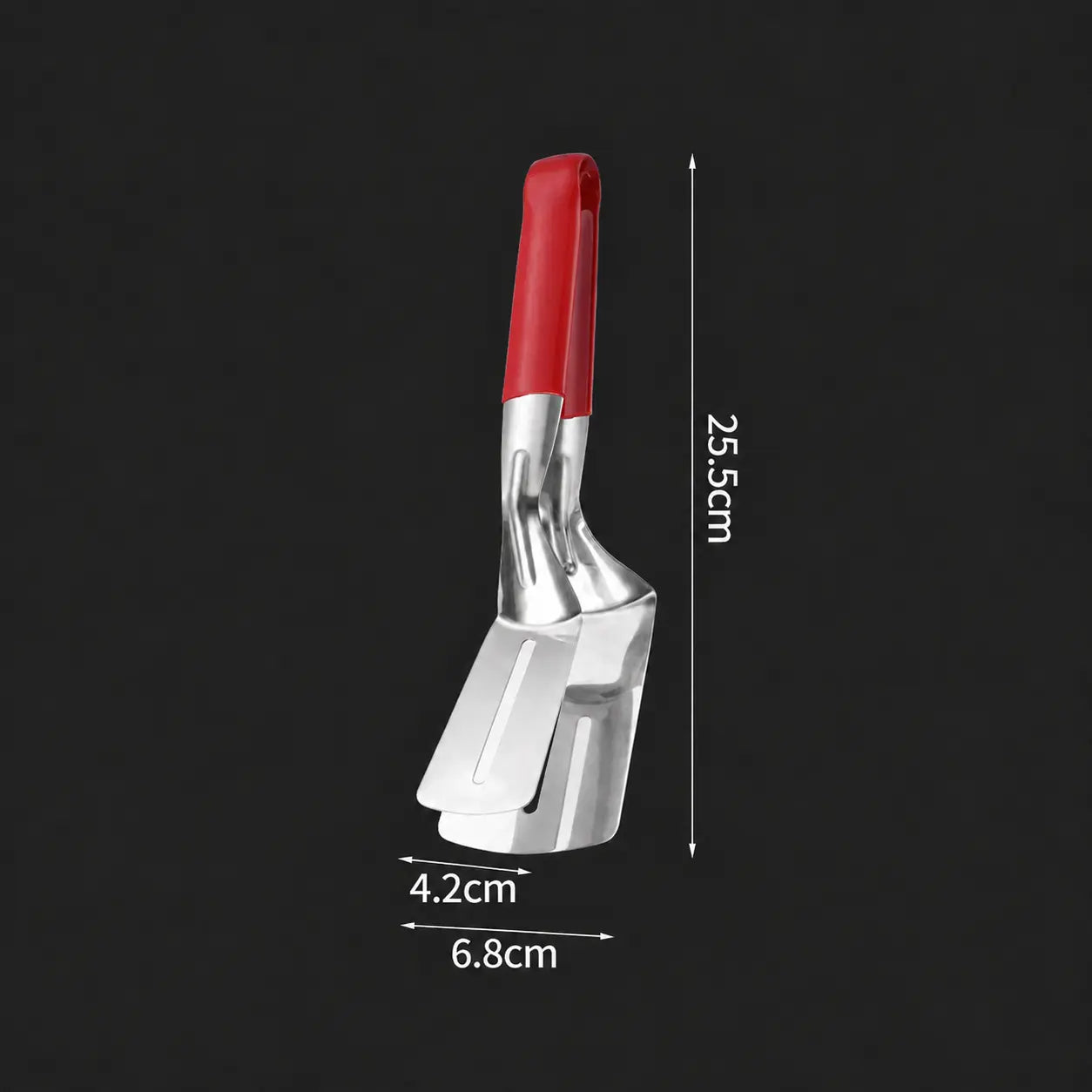 🍳 2-in-1 Stainless Steel Spatula Tongs | Flip, Grip & Serve with Ease