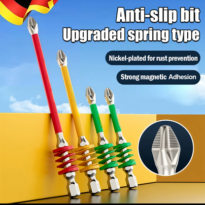 🔥Hot Sale 49% off🌟🛠️ Anti-Slip Magnetic Phillips Bit with Spring