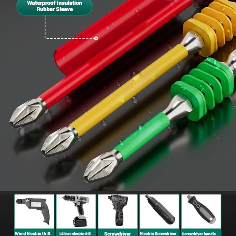 🔥Hot Sale 49% off🌟🛠️ Anti-Slip Magnetic Phillips Bit with Spring