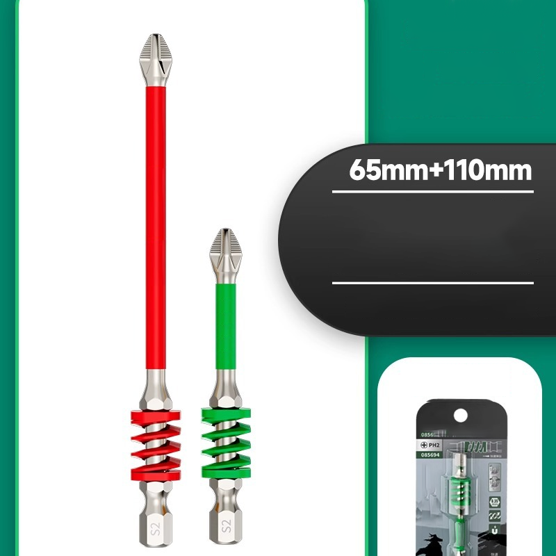 🔥Hot Sale 49% off🌟🛠️ Anti-Slip Magnetic Phillips Bit with Spring