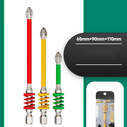 🔥Hot Sale 49% off🌟🛠️ Anti-Slip Magnetic Phillips Bit with Spring