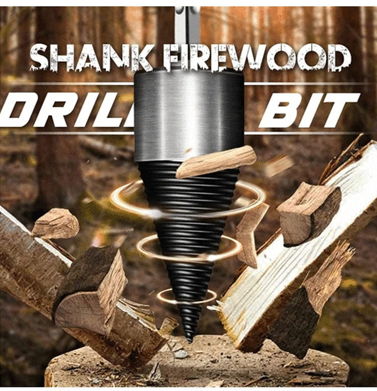 🔥Hot Sale 49% off🌟🪓 SHANK FIREWOOD DRILL BIT