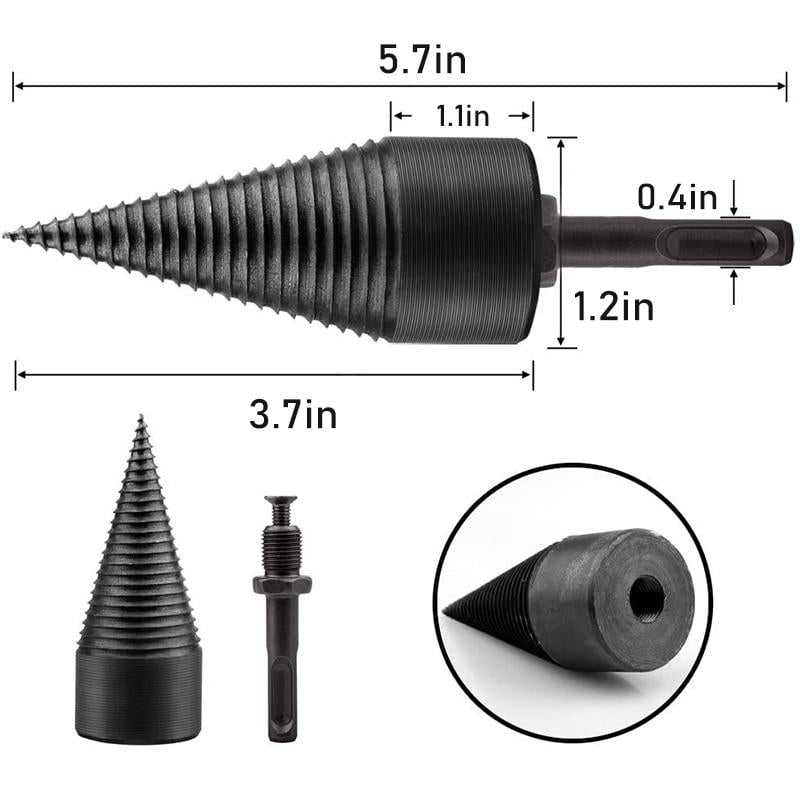 🔥Hot Sale 49% off🌟🪓 SHANK FIREWOOD DRILL BIT