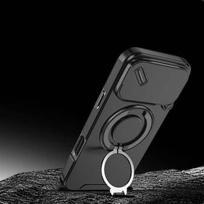 🔥Hot Sale 49% off🌟🛡️ Magnetic Phone Case with Ring Stand For iPhone.airbag military protection