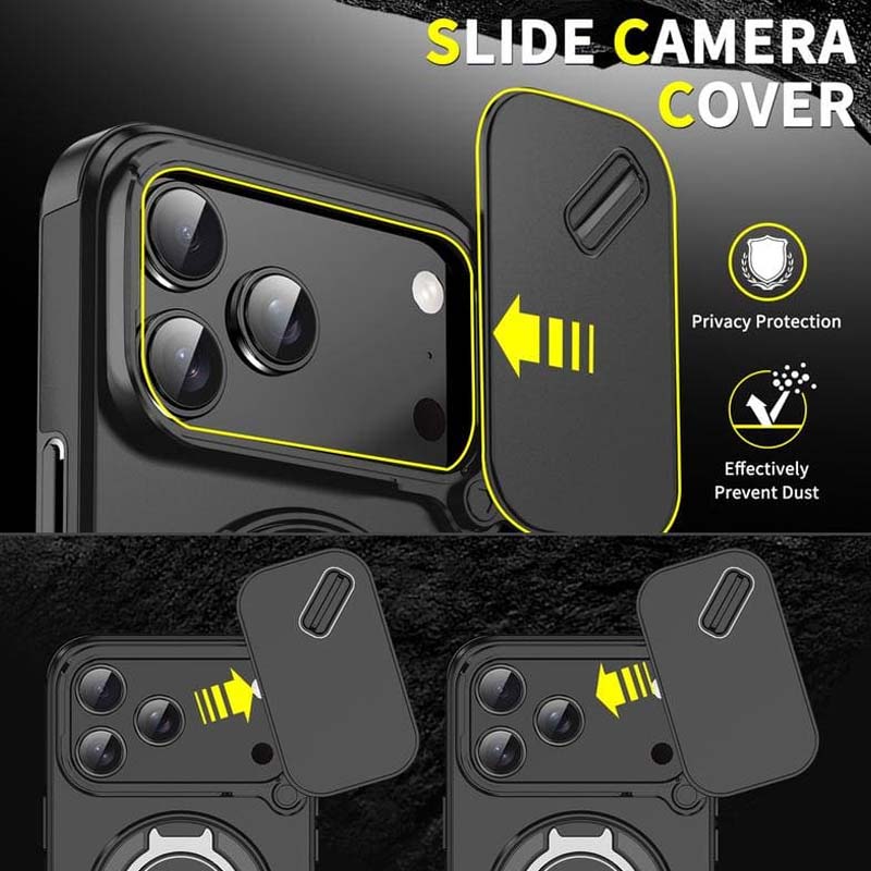 🔥Hot Sale 49% off🌟🛡️ Magnetic Phone Case with Ring Stand For iPhone.airbag military protection