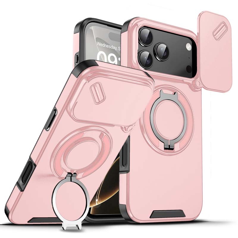 🔥Hot Sale 49% off🌟🛡️ Magnetic Phone Case with Ring Stand For iPhone.airbag military protection