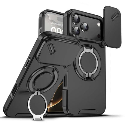 🔥Hot Sale 49% off🌟🛡️ Magnetic Phone Case with Ring Stand For iPhone.airbag military protection