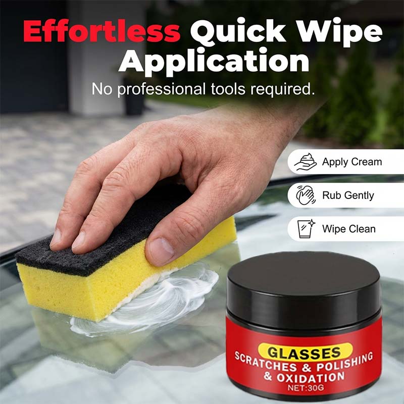 🔥Hot Sale 49% off🌟Glass Scratch Polishing & Repair Compound