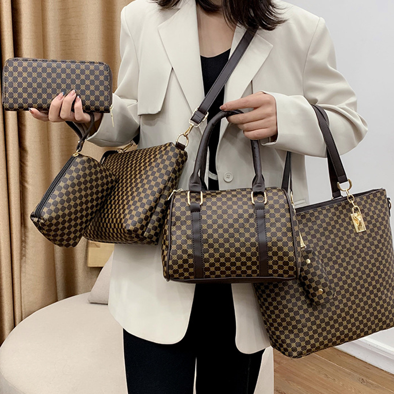 Stylish Printed 6-in-1 Mother & Baby Bag Set