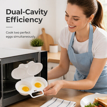 🍳Microwave Egg Poacher with Lid & Handle