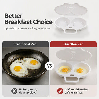 🍳Microwave Egg Poacher with Lid & Handle