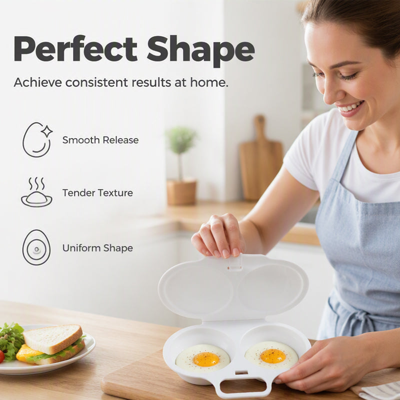 🍳Microwave Egg Poacher with Lid & Handle