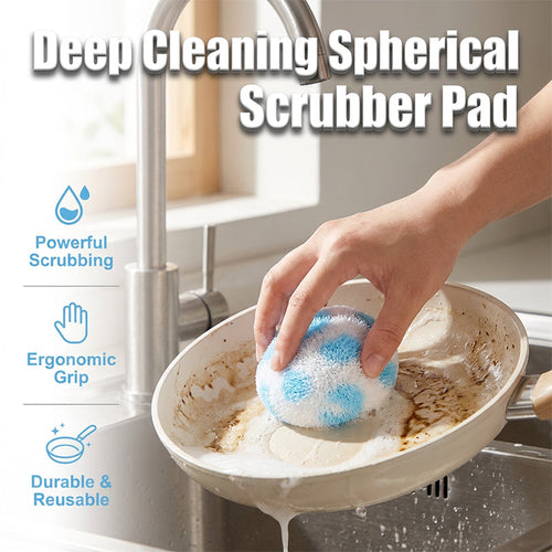 Spherical Kitchen Scrubber for Tough Everyday Messes🧽