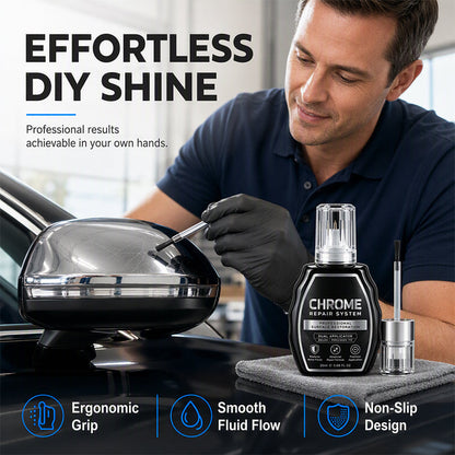 🔧 Easy DIY Chrome Restoration System – Long-Lasting Protection & High Gloss 🚗