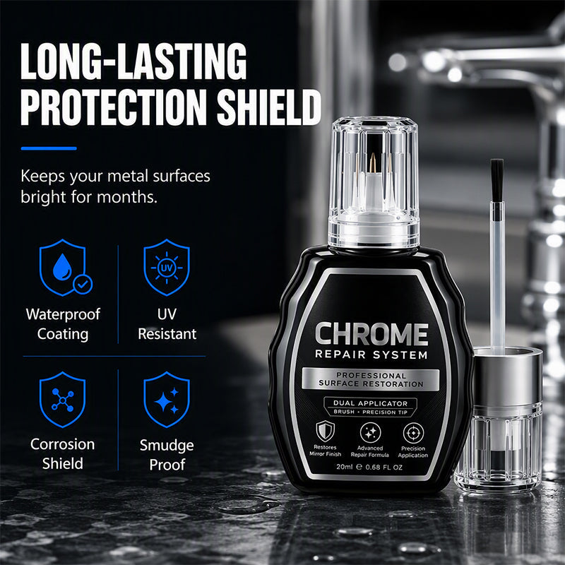 🔧 Easy DIY Chrome Restoration System – Long-Lasting Protection & High Gloss 🚗