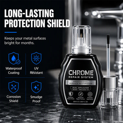 🔧 Easy DIY Chrome Restoration System – Long-Lasting Protection & High Gloss 🚗