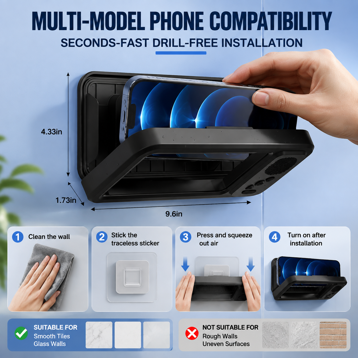 Waterproof Phone Case For Bathroom