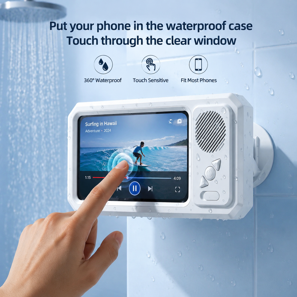 Waterproof Phone Case For Bathroom