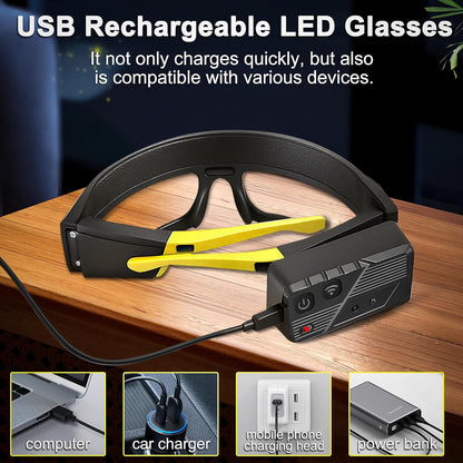 🔋Intelligent sensor glasses lamp - Multi-functional outdoor high-intensity work lamp