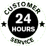 24-hour customer service icon